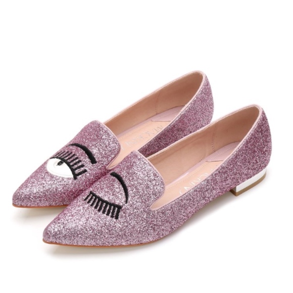 !! LAST SIZE 5.5 &  6.5 !!   Eyelash Sparkle Flats - Picture 2 of 8